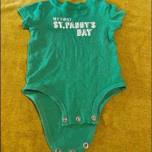 (SOLD) St. Patrick’s Day Onesie
